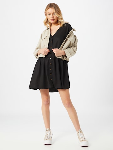 Urban Classics Shirt Dress in Black