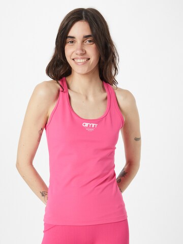 aim'n Sports Top in Pink: front