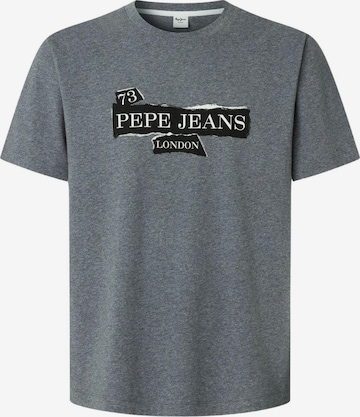 T-Shirt Pepe Jeans en gris : devant