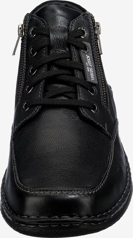 JOSEF SEIBEL Lace-Up Boots 'Anvers 84' in Black