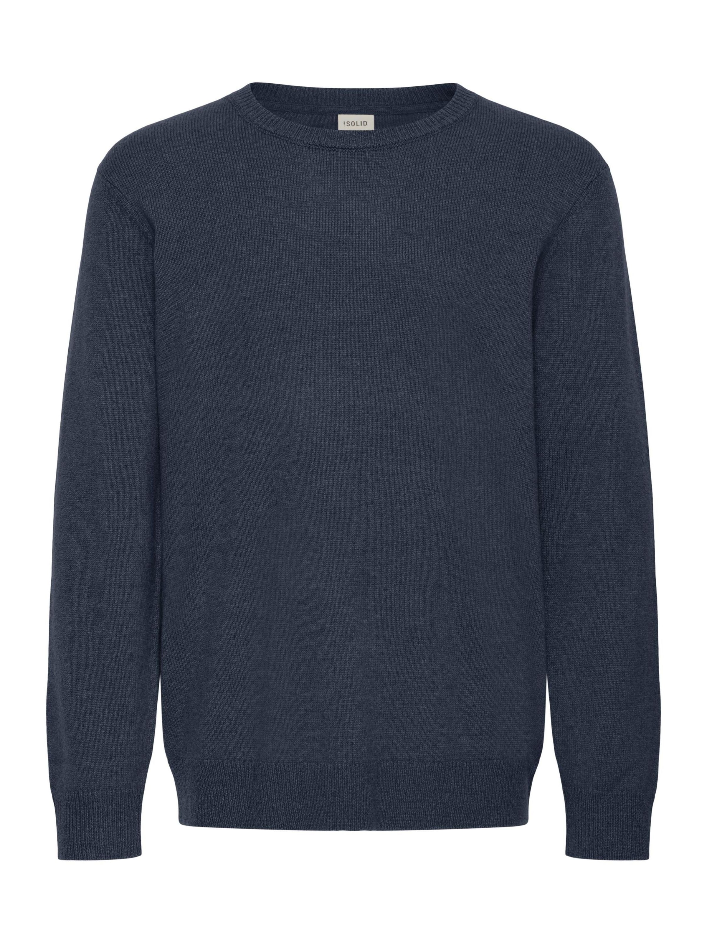 !Solid - Pullover ' SDRICK ' em azul: frente