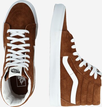 Sneaker alta 'SK8-HI' di VANS in marrone