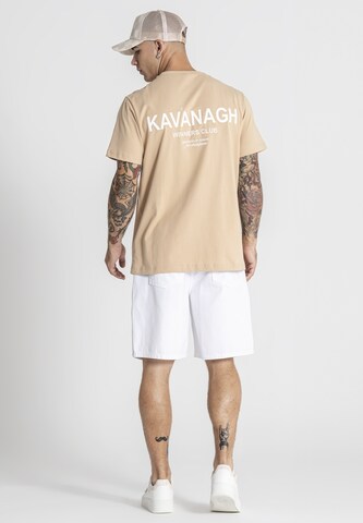 T-Shirt 'The Club' Gianni Kavanagh en beige