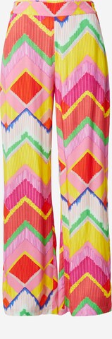 Wide leg Pantaloni di Emily Van Den Bergh in colori misti: frontale