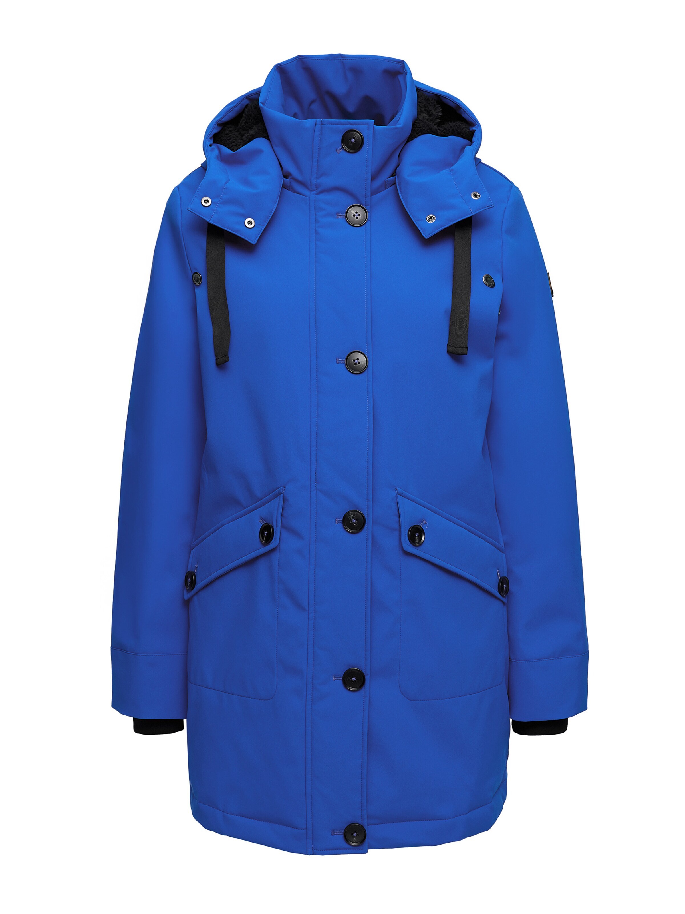MANISA Winter Coat 'Regenjacke' in Blue: front