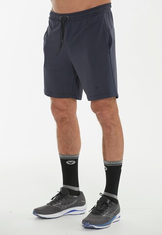 Virtus Regular Workout Pants 'Patrick' in Blue: front