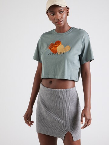 T-shirt 'ONLHENNY' ONLY en vert : devant