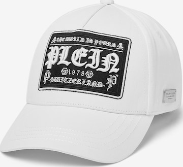 Philipp Plein Cap in Weiß: Vorderseite
