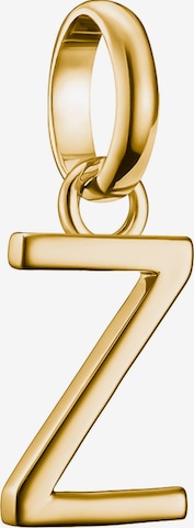 Thomas Sabo Anhänger 'Buchstabe Z' in Gold: Vorderseite