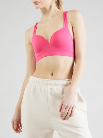 ONLY PLAY Bustier Sport bh 'MARTINE' in Roze: voorkant