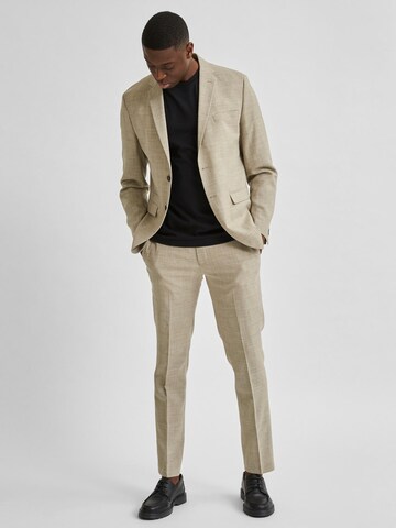 SELECTED HOMME Slimfit Hose 'Oasis' in Beige