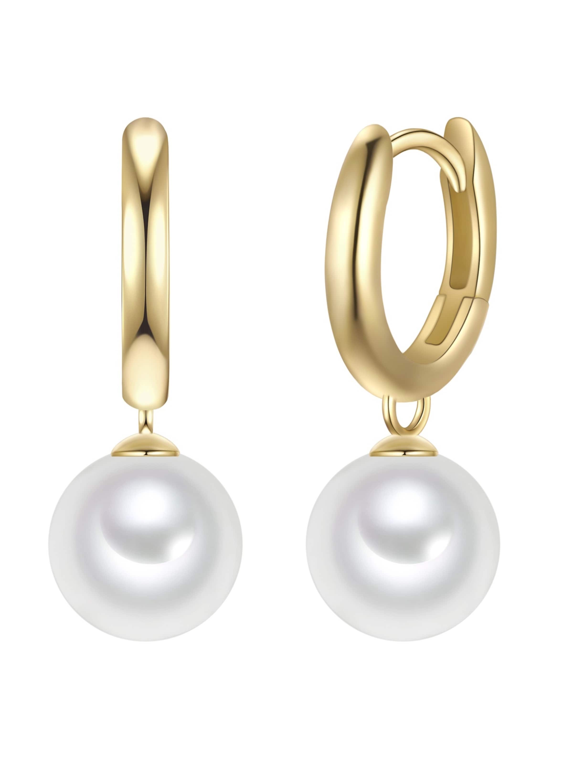 Rafaela Donata - Pendientes en oro: frente