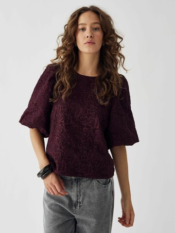 Camicia da donna ' N-Shelly Blouse ' di Noella in rosso: frontale
