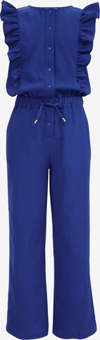 WE Fashion Dungarees in Blue: front