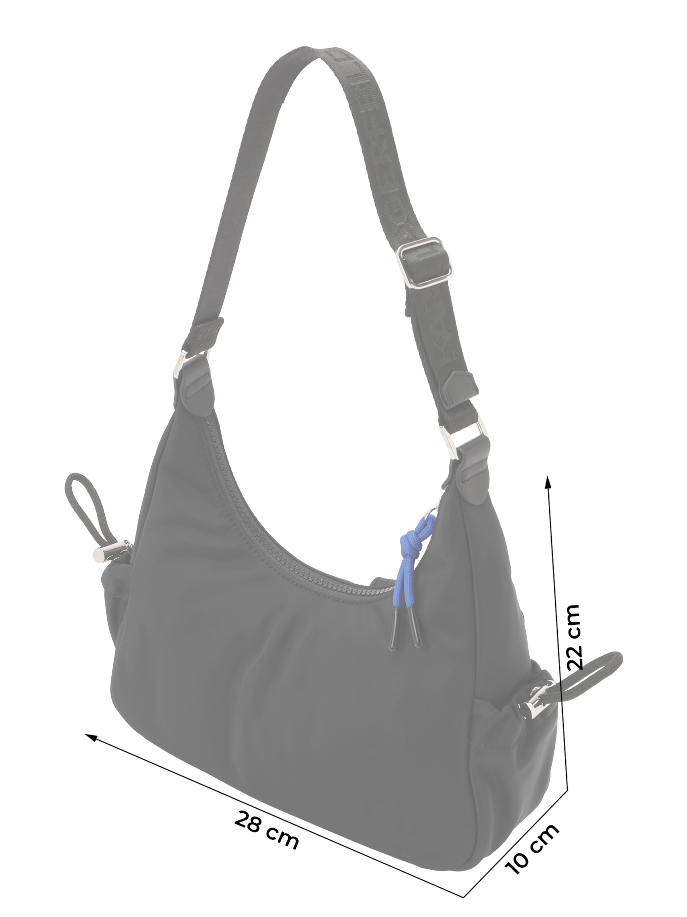 Geantă de umăr 'Street' de la KARL LAGERFELD JEANS pe negru