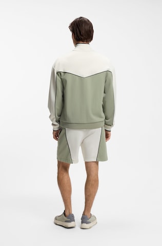 HUGO Zip-Up Hoodie 'Darynt' in Green