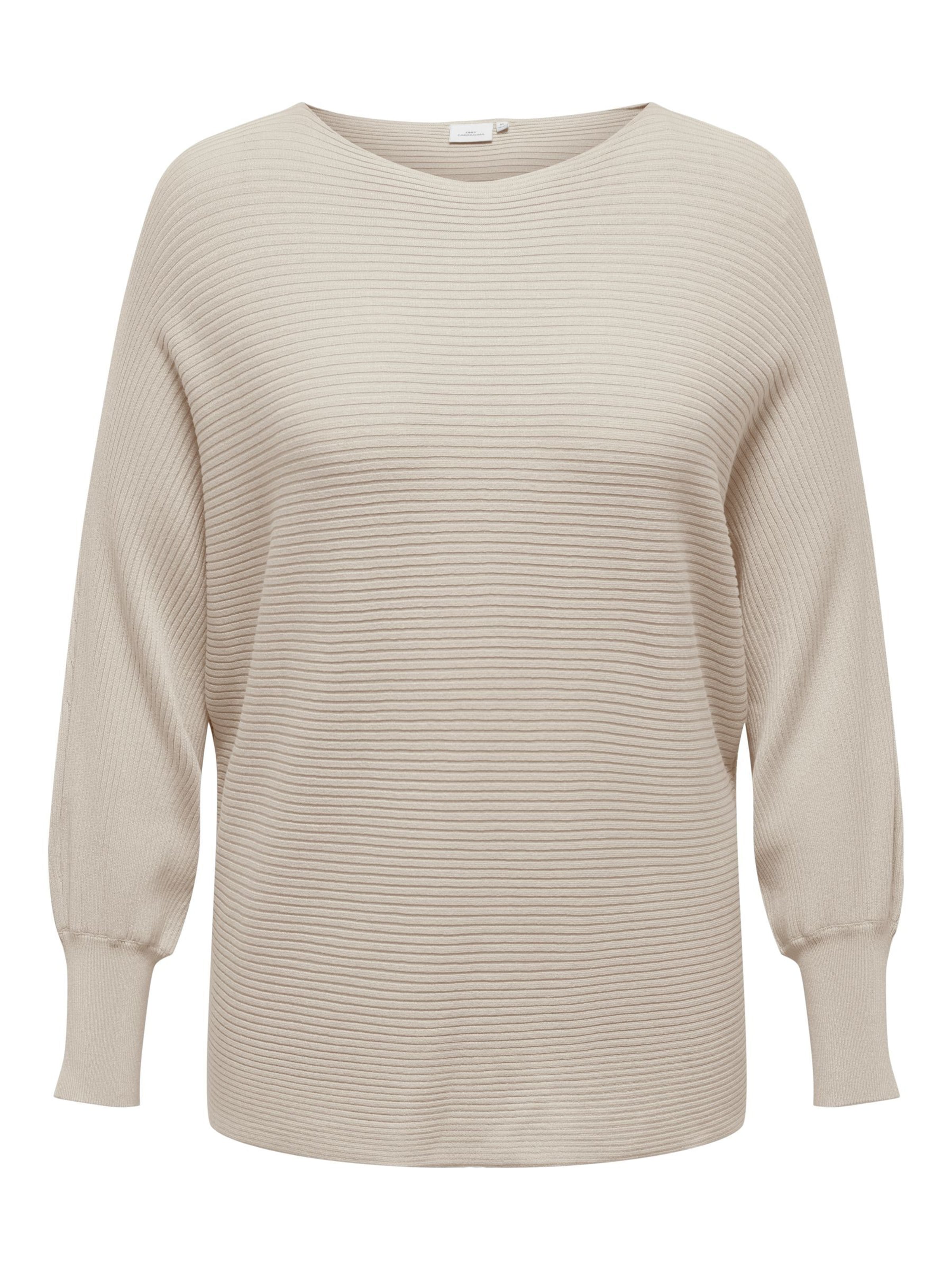 ONLY Carmakoma Sweater &#x27;New Adaline&#x27; in Beige: front