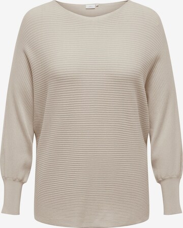 ONLY Carmakoma Pullover 'New Adaline' i beige: forside