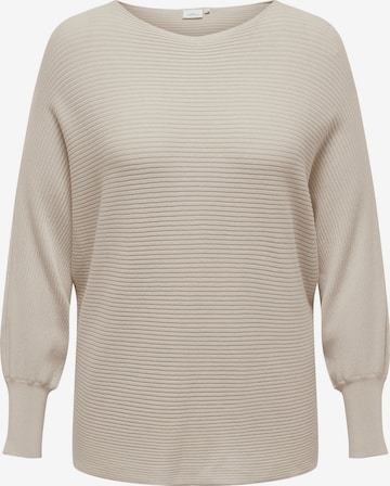 ONLY Carmakoma - Pullover 'New Adaline' em bege: frente