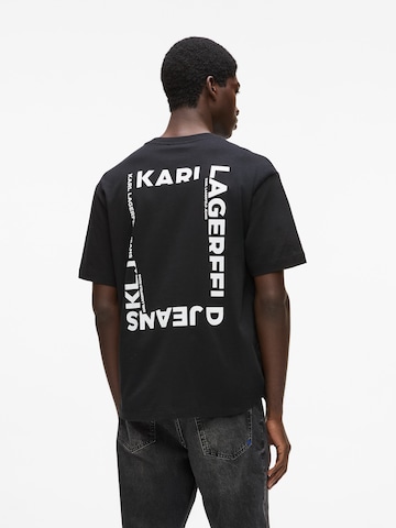 KARL LAGERFELD JEANS Тениска в черно