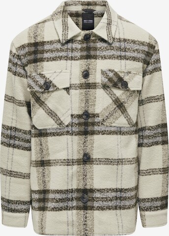 Only & Sons Between-Season Jacket 'Cane' in Beige: front