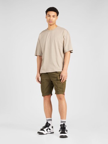 ALPHA INDUSTRIES Shirt 'Essentials' in Beige