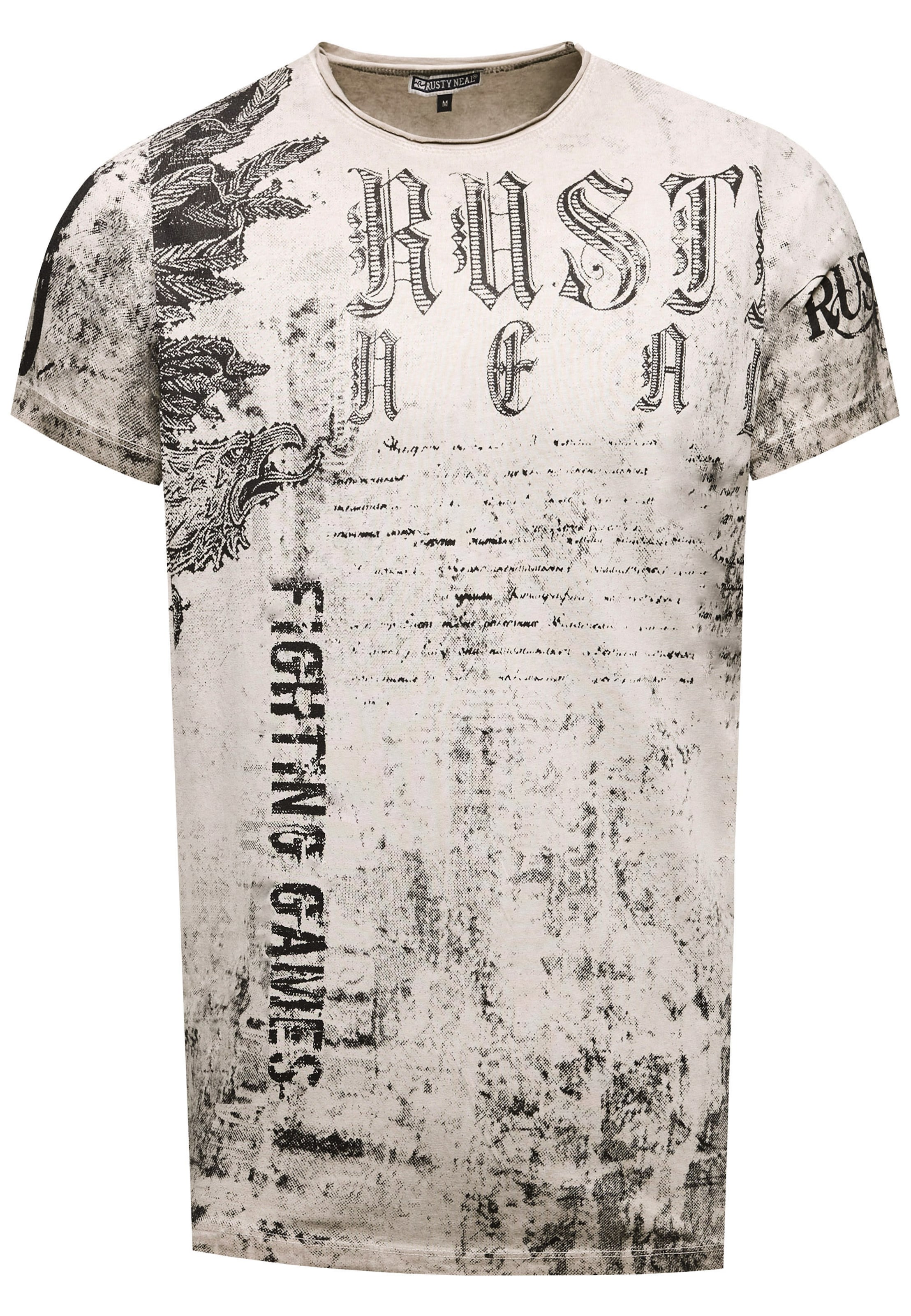 Rusty Neal T-Shirt in Grau: Vorderseite