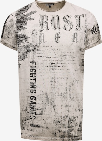 Rusty Neal T-Shirt in Grau: Vorderseite