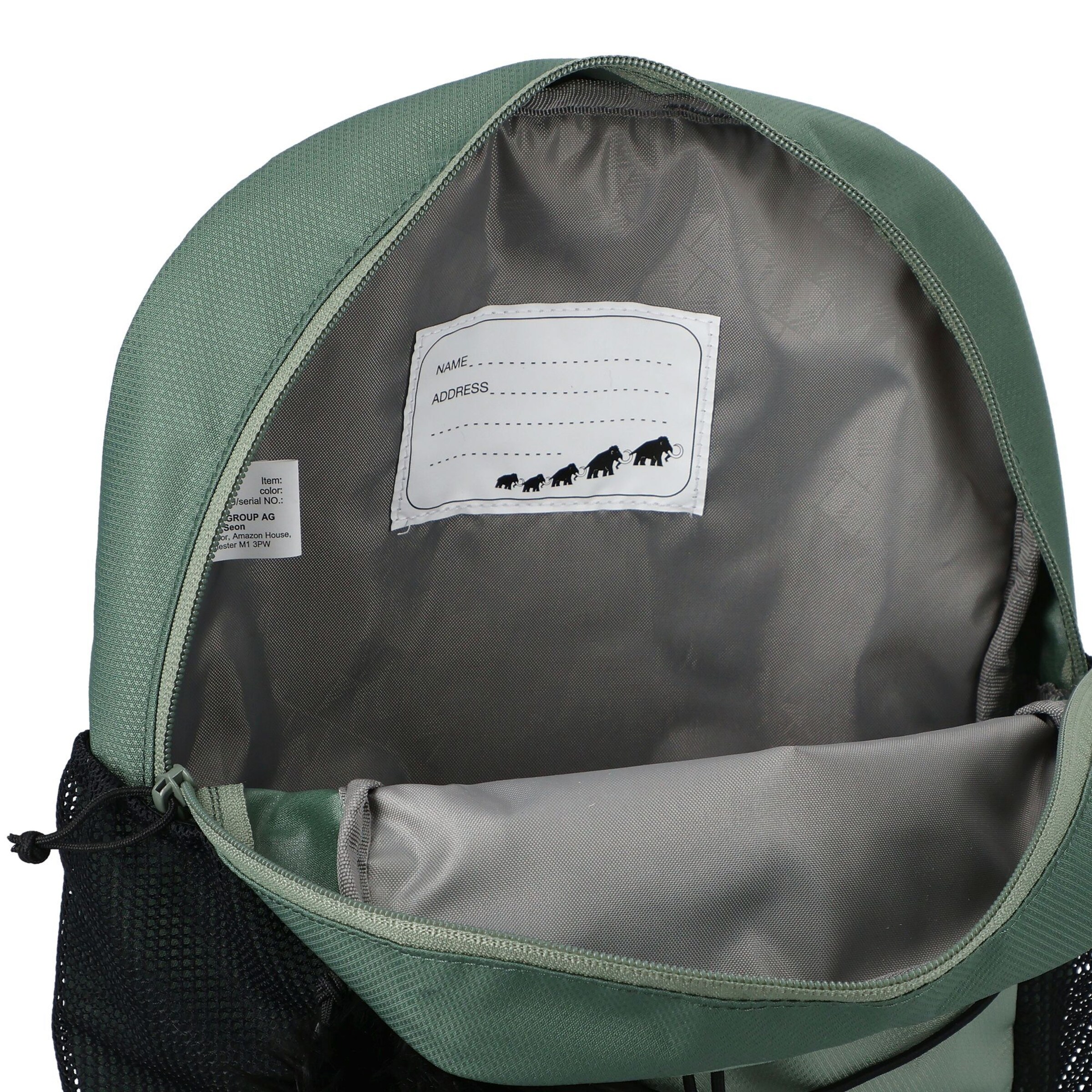 MAMMUT Sports Backpack 'First Zip 8' in Green