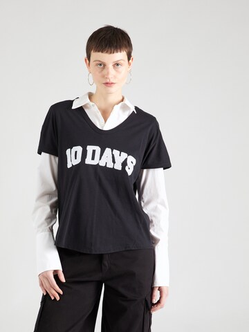 10Days Μπλουζάκι σε μαύρο: μπροστά