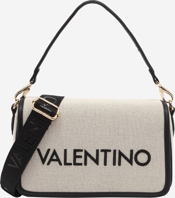 VALENTINO - Bolso de hombro en beige: frente