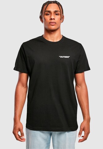Mister Tee - Camiseta 'Outside' en negro: frente