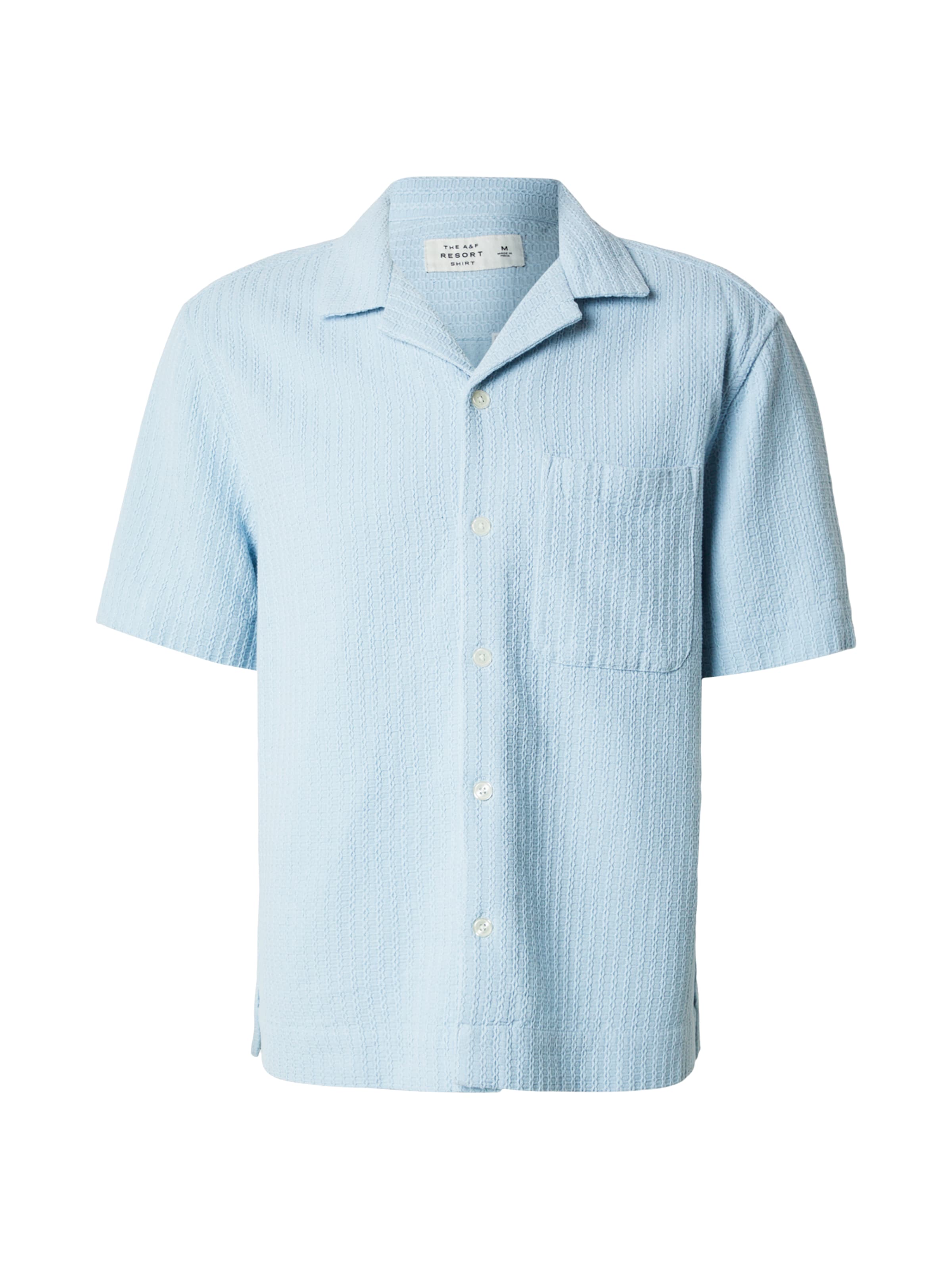 Abercrombie & Fitch Comfort fit Srajca 'RESORT' | modra barva: sprednja stran