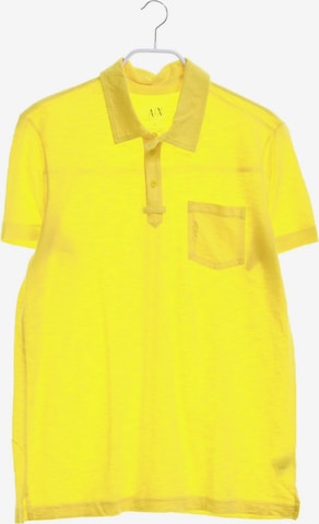ARMANI EXCHANGE Poloshirt L in Gelb: predná strana