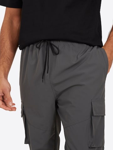BRAVE SOUL regular Cargobukser i grå
