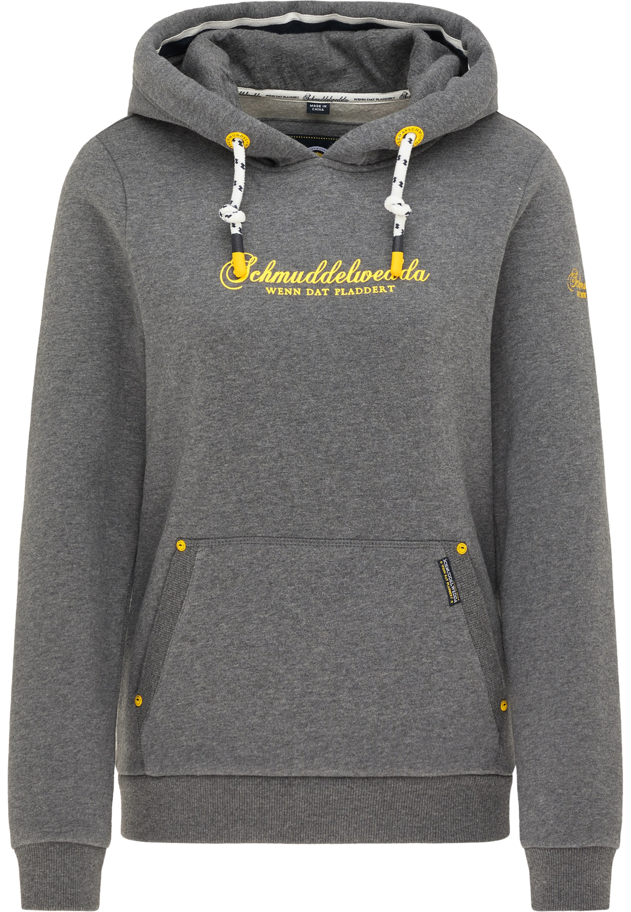 Schmuddelwedda Sweatshirt i grå: forside