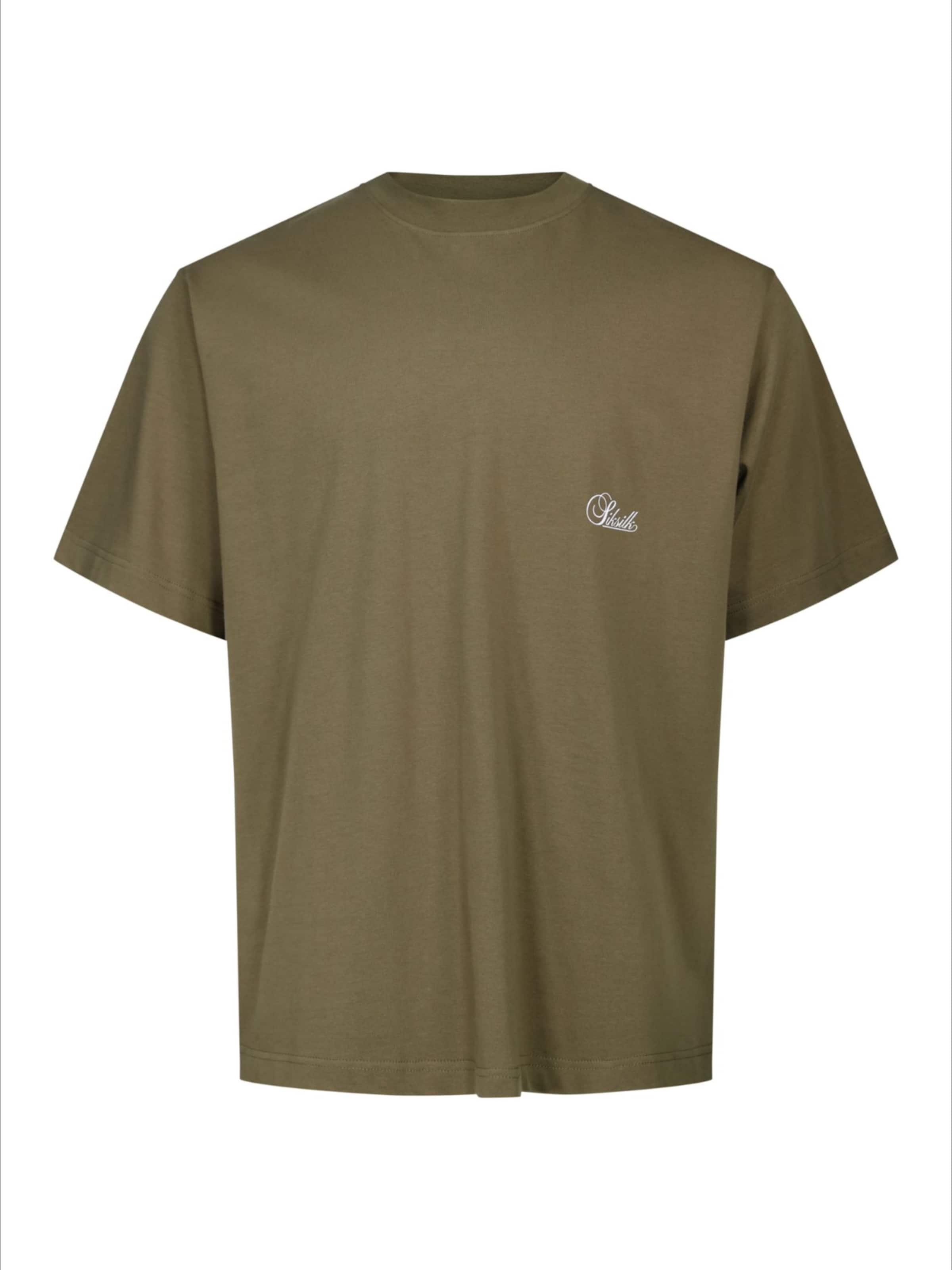 T-Shirt SikSilk en vert : devant