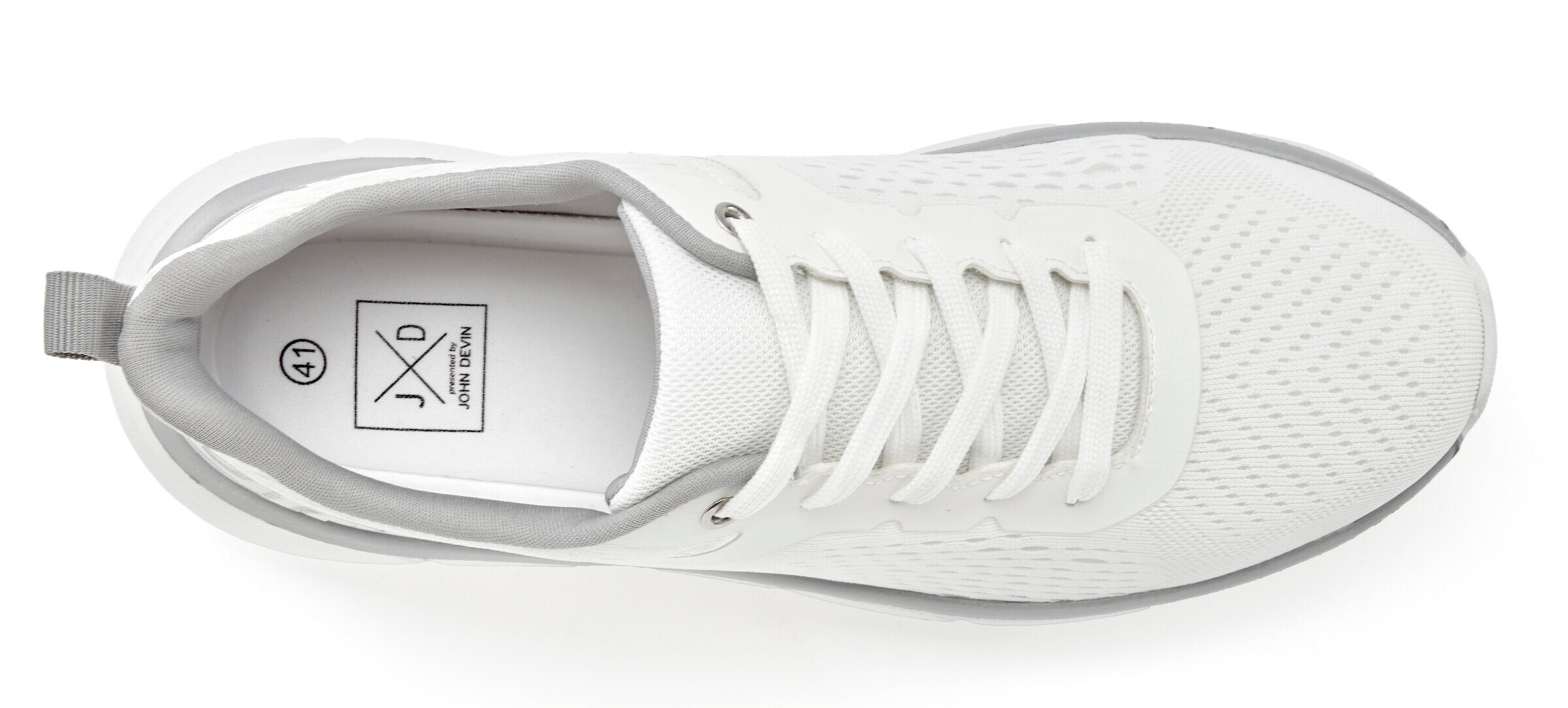 JOHN DEVIN Platform trainers in White