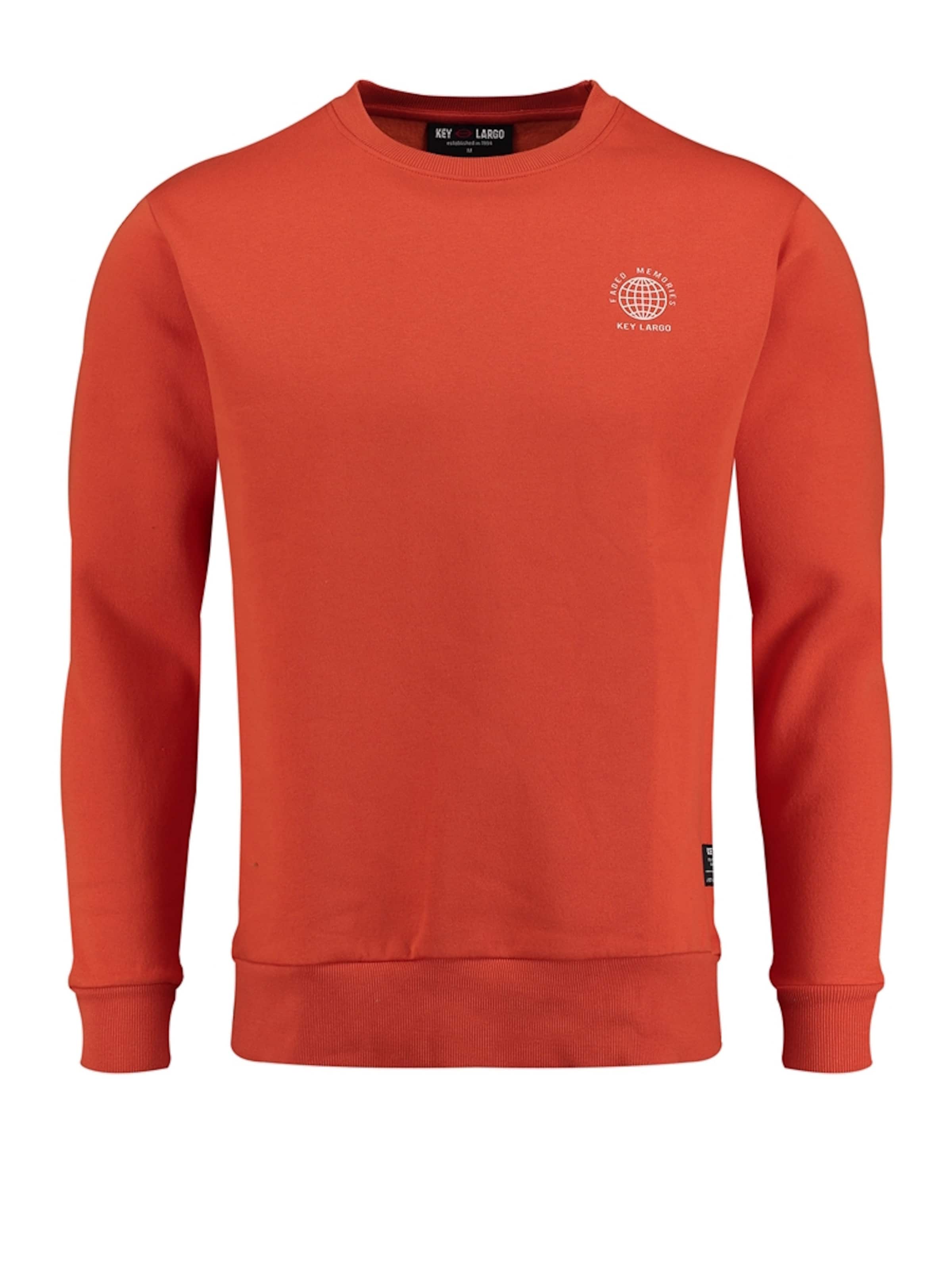 Key Largo Sweatshirt 'Faded Memories' in Red, Item view