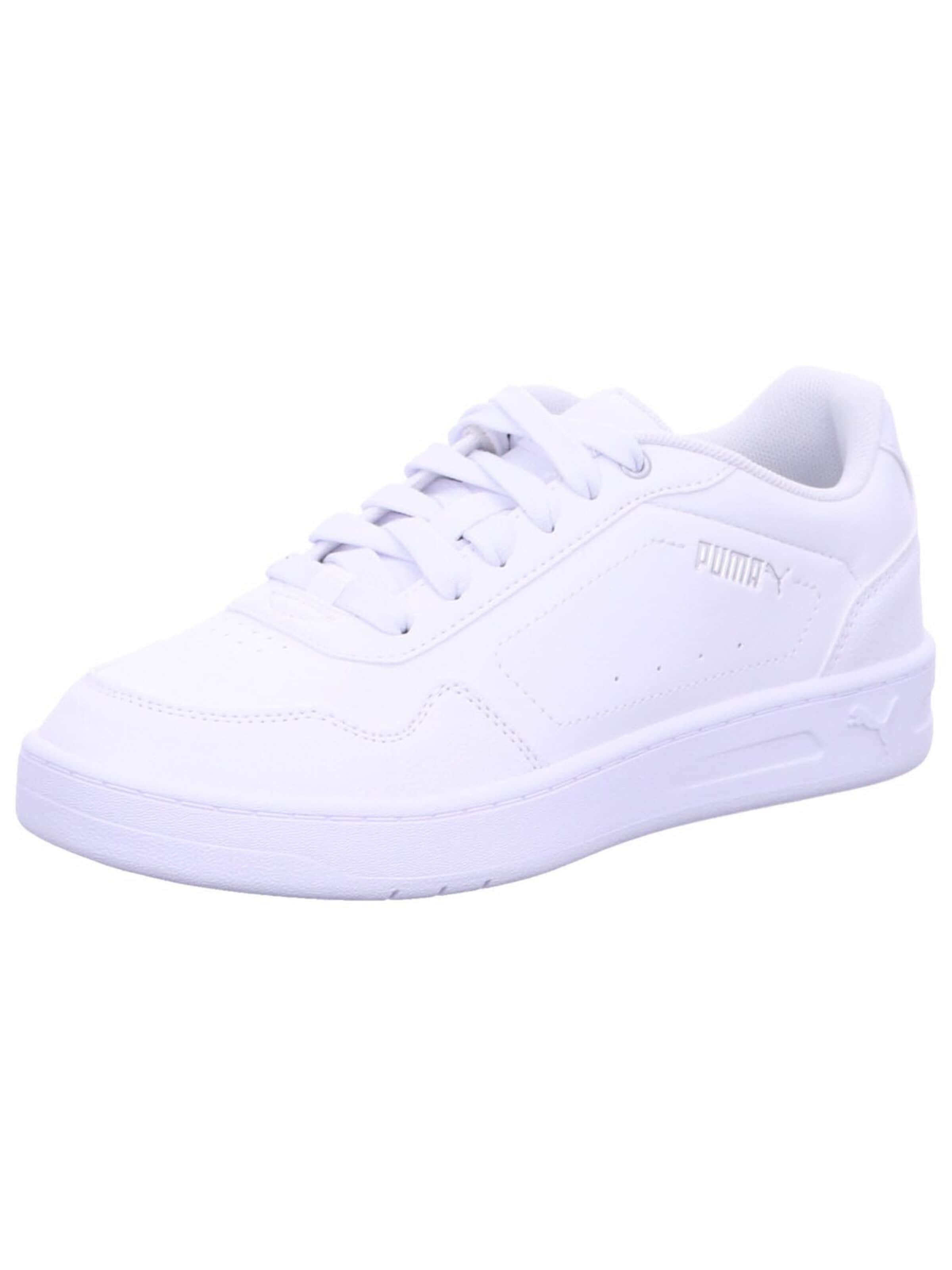 PUMA - Zapatillas deportivas bajas 'Sneaker Low Damen 395021 001 Kunststoff (Synthetik) in weiß' en blanco: frente