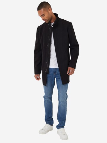 Threadbare Mantel 'Norte' in Schwarz