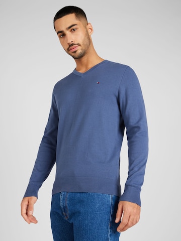 Pull-over TOMMY HILFIGER en bleu : devant