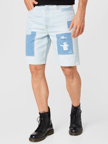 River Island Regular Jeans in Blue: front