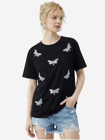 Bianco Lucci Shirt in Black: front