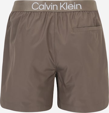 brūns Calvin Klein Swimwear Peldšorti