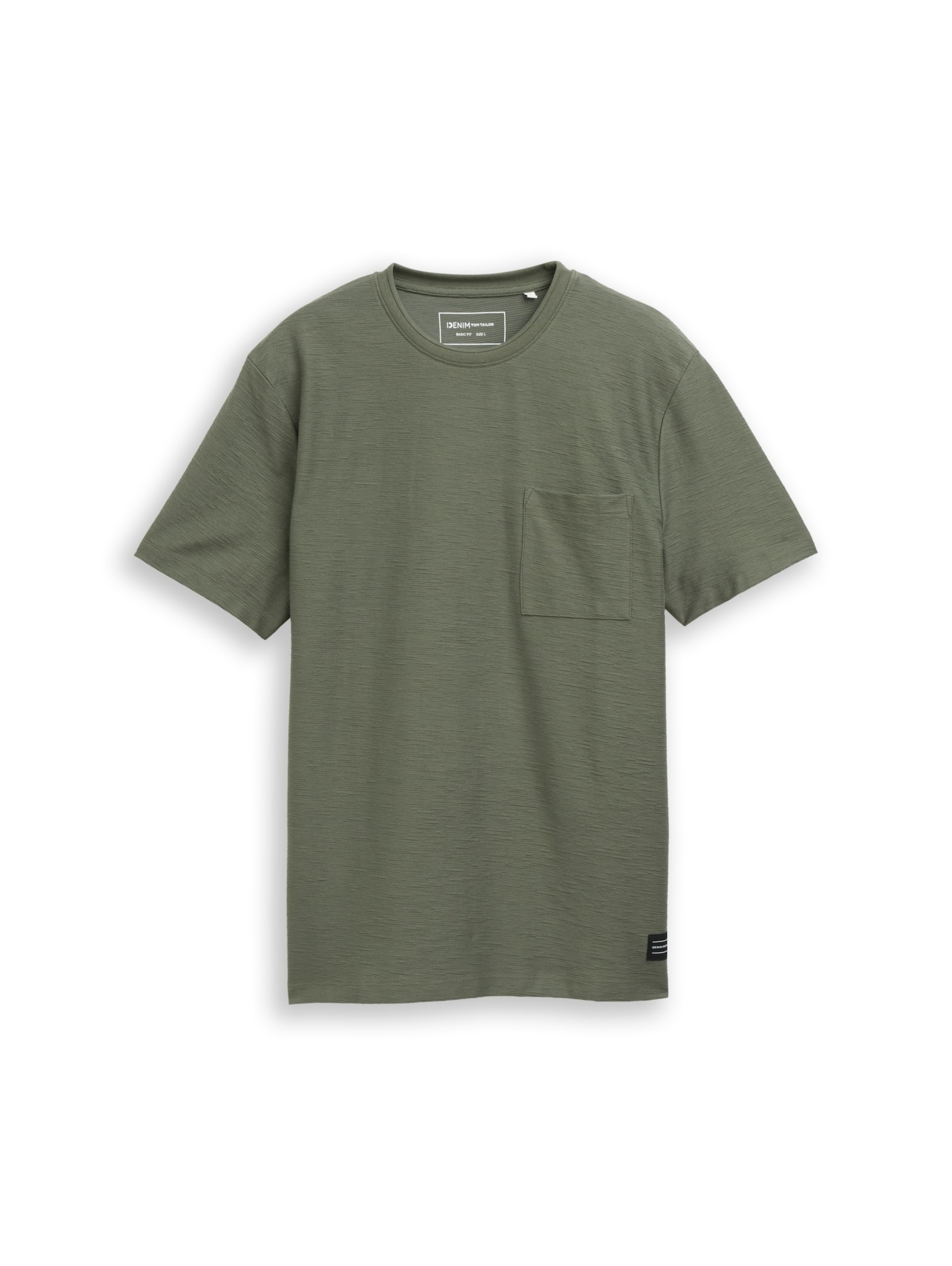 TOM TAILOR DENIM Shirt in Groen: voorkant