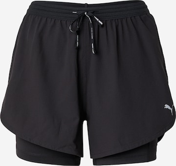 PUMA Обычный Спортивные штаны 'ULTRAWEAVE' в Черный: спереди