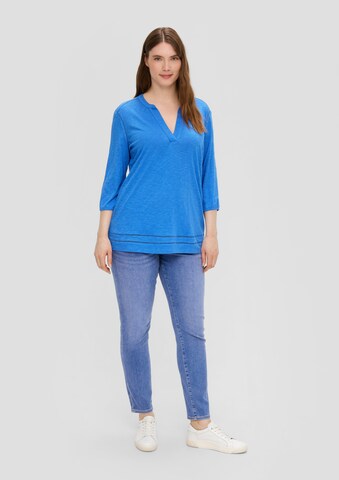 s.Oliver Red Label Plus Blouse in Blauw
