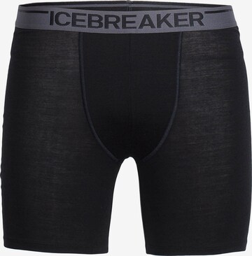 ICEBREAKER - Cueca desportiva 'M Anatomica' em preto: frente