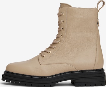 TOMMY HILFIGER Schnürstiefel in Beige: Vorderseite